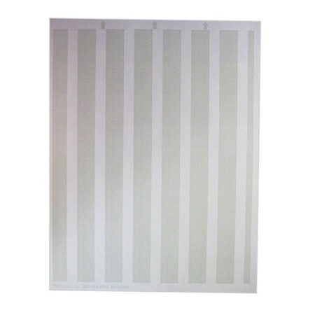 Centurion Laser Printer Adhesive Backed Gray Bin Tag Labels - Sheet 9126806